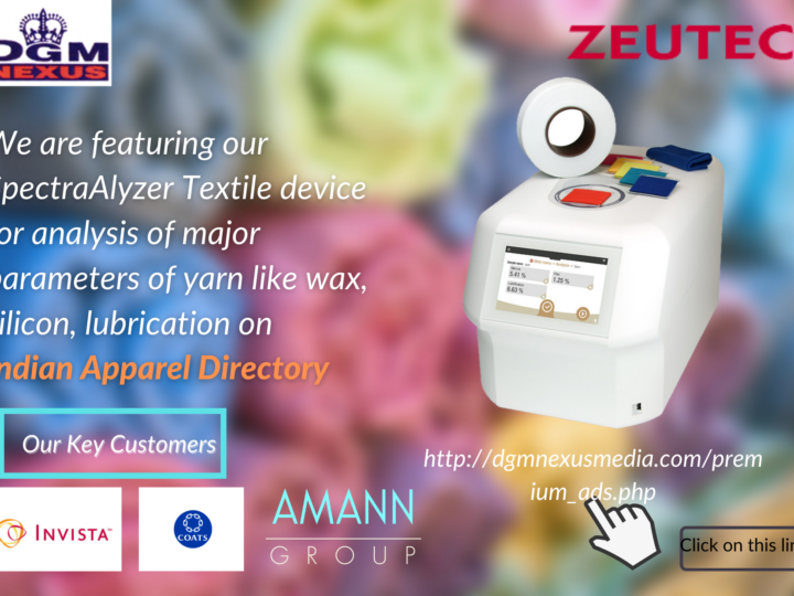 ZEUTEC is featuring in Indian Apparel Directory 2022-2023